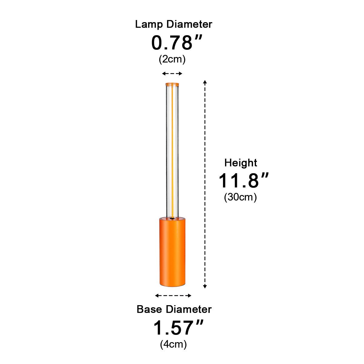 Modern Cylinder Dimmable LED Table Lamp Ambient Light