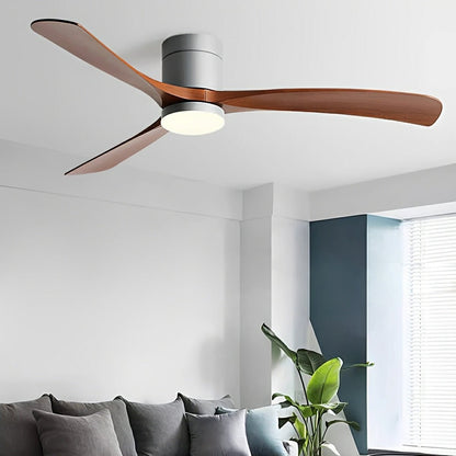 Modern Dimmable Ceiling Fan with Light