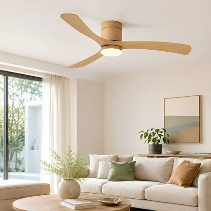 Modern Dimmable Ceiling Fan with Light - Flare Shack