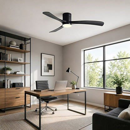 Modern Dimmable Ceiling Fan with Light - Flare Shack