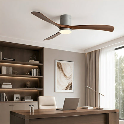 Modern Dimmable Ceiling Fan with Light