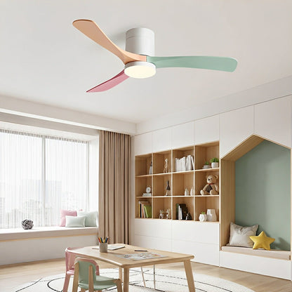 Modern Dimmable Ceiling Fan with Light - Flare Shack