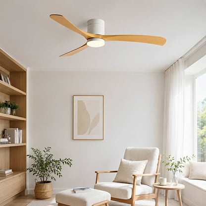 Modern Dimmable Ceiling Fan with Light - Flare Shack