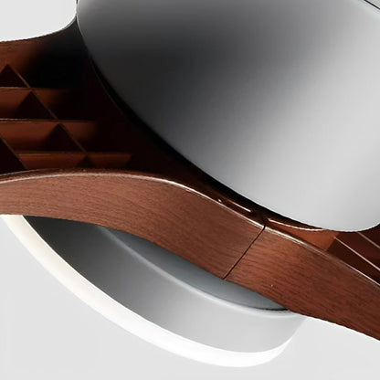 Modern Dimmable Ceiling Fan with Light