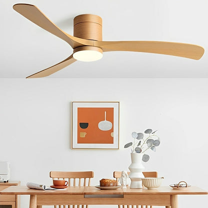 Modern Dimmable Ceiling Fan with Light