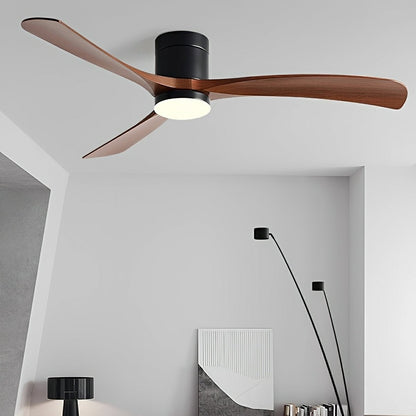 Modern Dimmable Ceiling Fan with Light