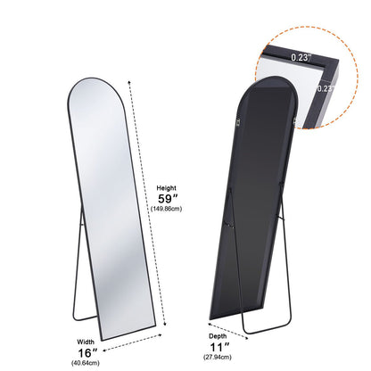 Modern Full Body Standing Floor Mirror Wall Mirror with Stand