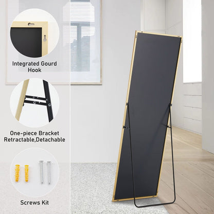 Modern Full Body Standing Floor Mirror Wall Mirror with Stand