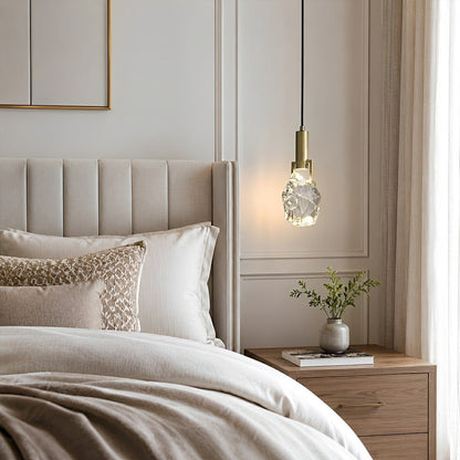 Modern Geometric Crystal Pendant Light - Flare Shack