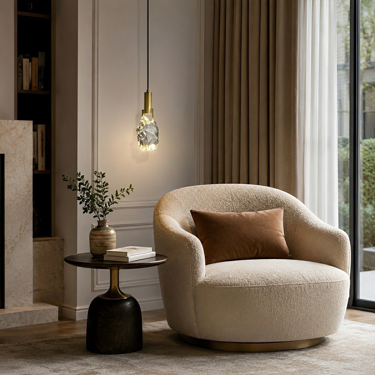 Modern Geometric Crystal Pendant Light - Flare Shack
