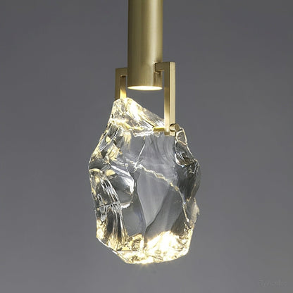 Modern Geometric Crystal Pendant Light