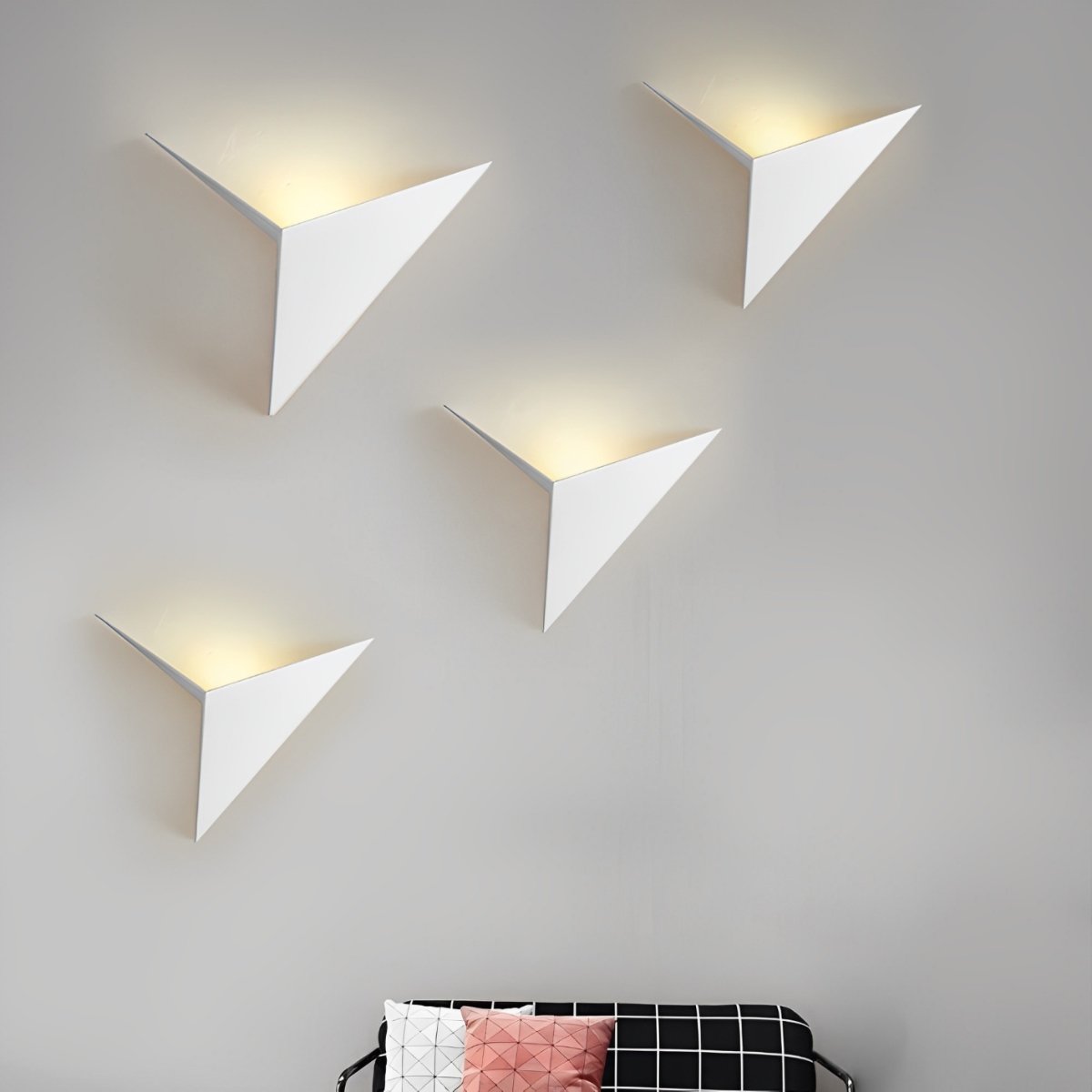 Modern Geometric Indoor Minimalist LED Wall Sconces Lights - Flare Shack