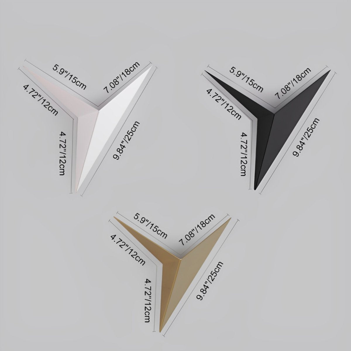 Modern Geometric Indoor Minimalist LED Wall Sconces Lights
