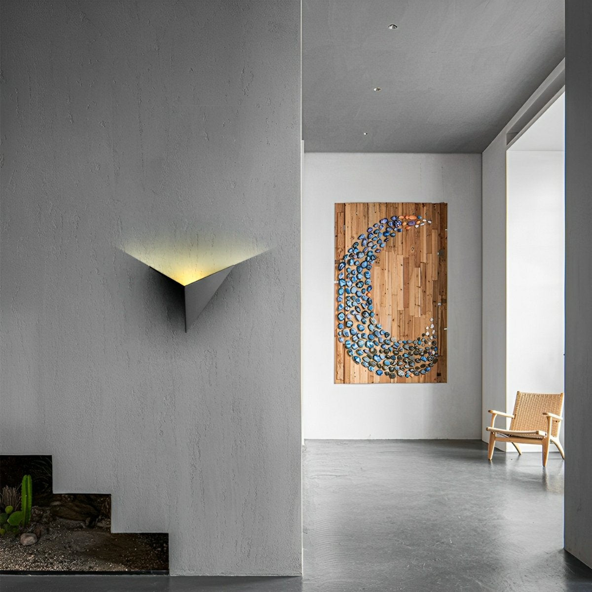 Modern Geometric Indoor Minimalist LED Wall Sconces Lights - Flare Shack