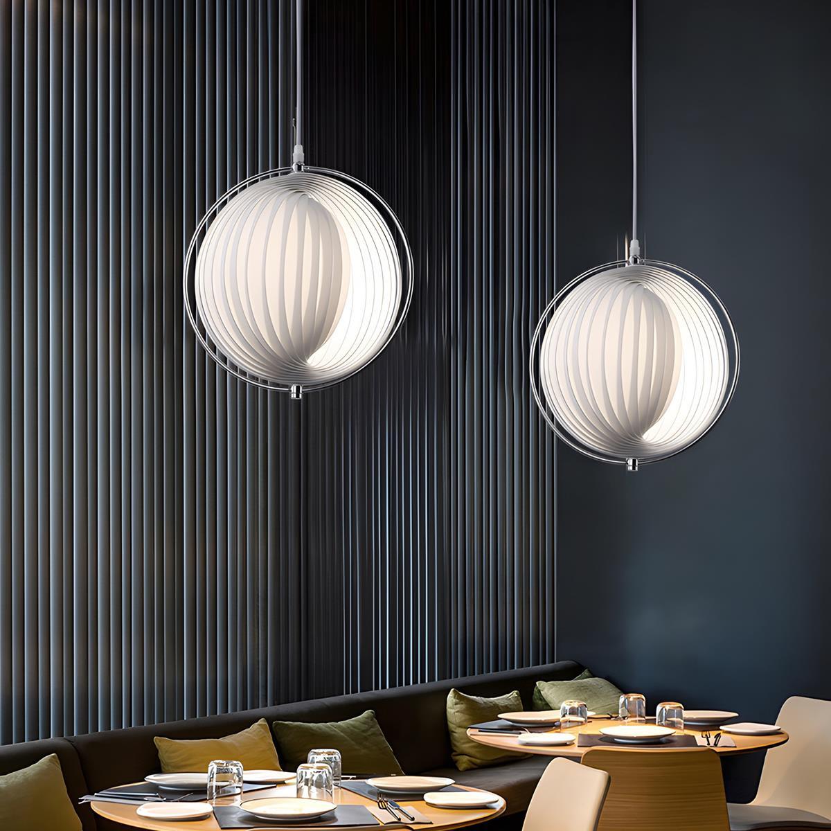 Modern Ins Pleated Blinds Globe LED Pendant Lights - Flare Shack