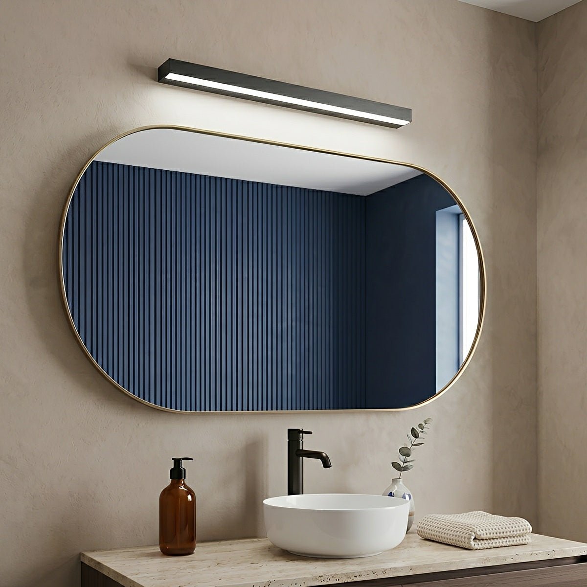 Modern LED Vanity Light Bar Minimalist Bathroom Mirror Wall Sconce - Flare Shack
