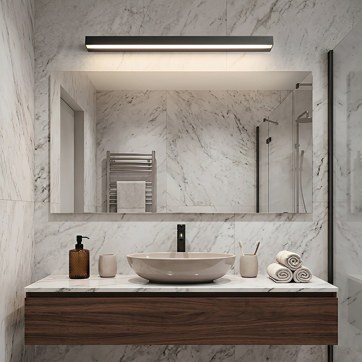 Modern LED Vanity Light Bar Minimalist Bathroom Mirror Wall Sconce - Flare Shack