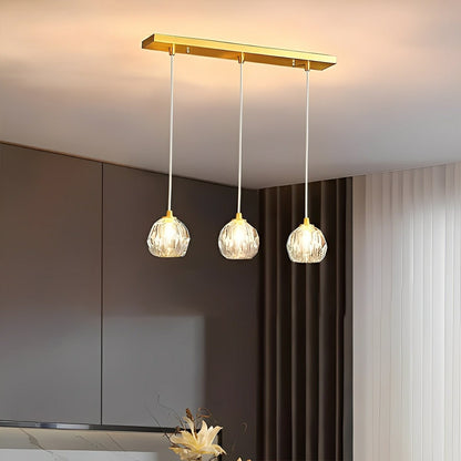 Modern Luxury Brass Crystal Pendant Lights - Flare Shack