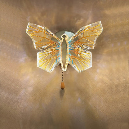 Modern Luxury Crystal Butterfly LED Indoor Wall Sconces - Flare Shack