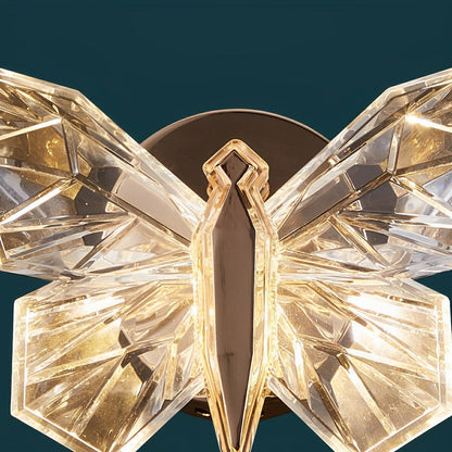 Modern Luxury Crystal Butterfly LED Indoor Wall Sconces