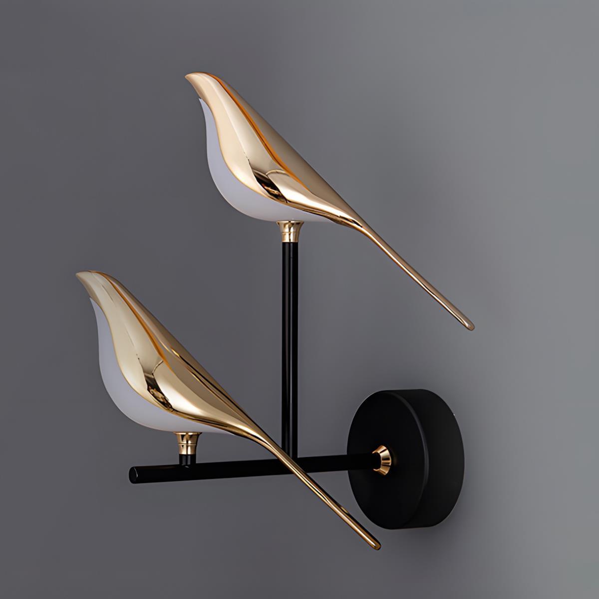 Modern Luxury Magpie Bird LED Indoor Wall Sconces - Flare Shack