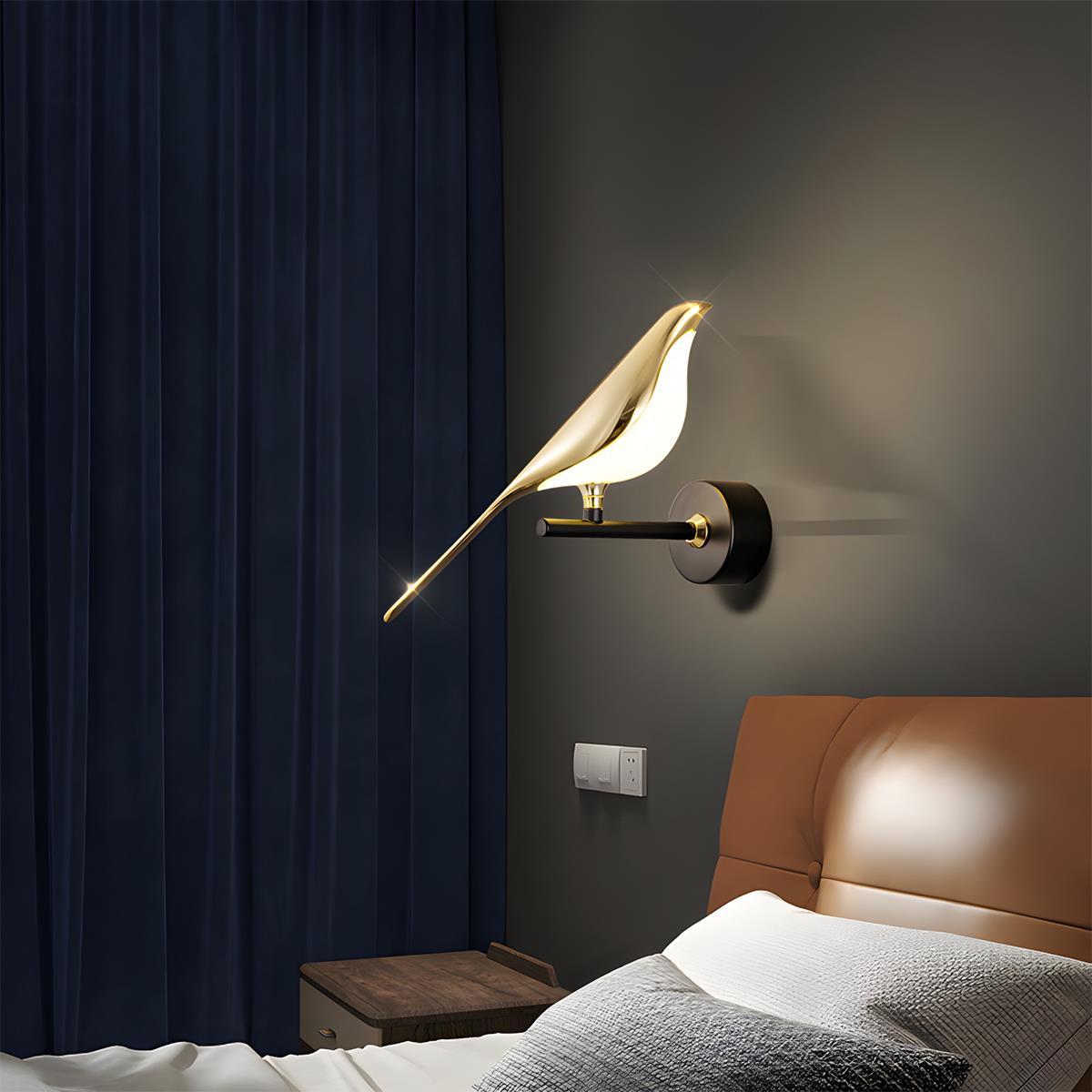 Modern Luxury Magpie Bird LED Indoor Wall Sconces - Flare Shack