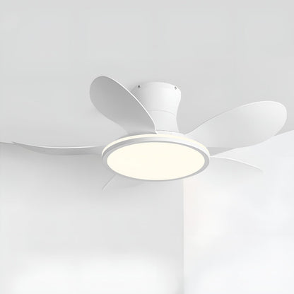 Modern Minimalist 15.7'' Lampshade 6 - Speed Reverse Ceiling Fan Light - Flare Shack