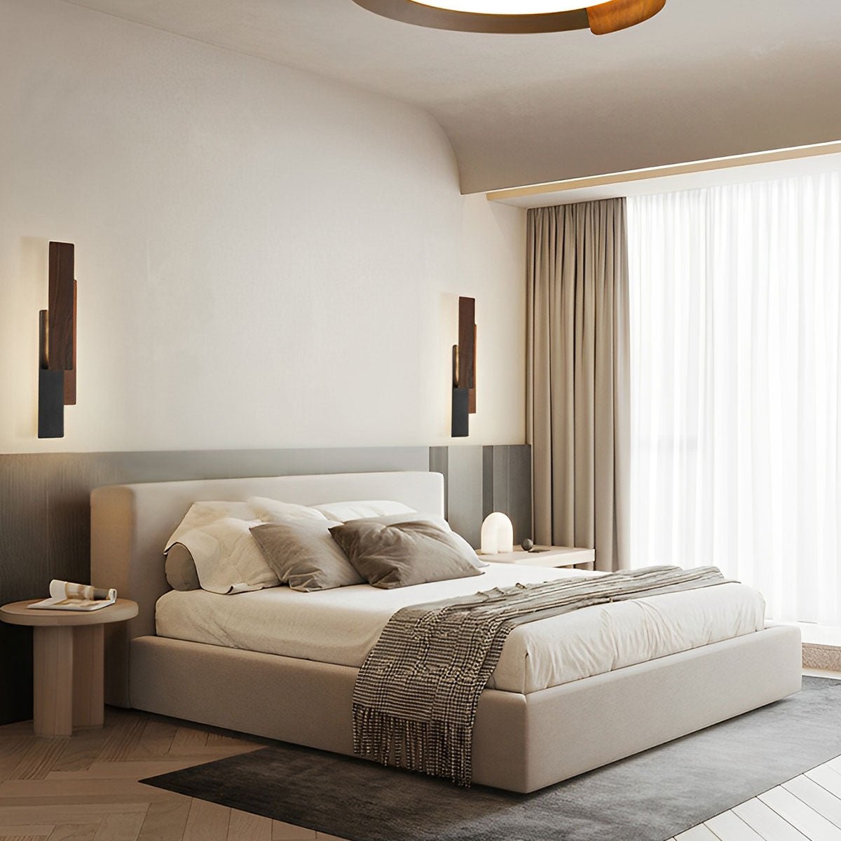 Modern Minimalist 3-Tiered Rectangular LED Indoor Wall Sconces
