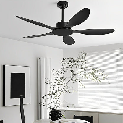 Modern Minimalist 5 - Blades DC Motor Reverse Ceiling Fan - Flare Shack