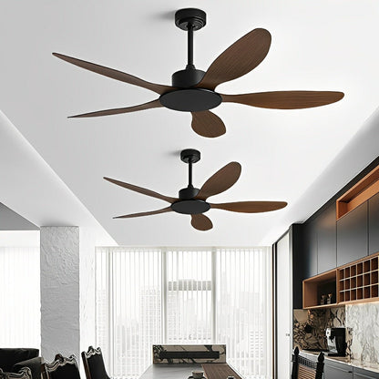 Modern Minimalist 5 - Blades DC Motor Reverse Ceiling Fan - Flare Shack