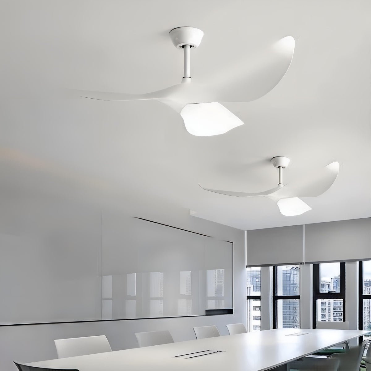 Modern Minimalist 6 - speed Reverse Frequency Ceiling Fan - Flare Shack