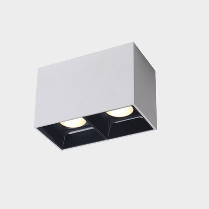 Modern Minimalist Aluminum Square COB Ceiling Spot Light