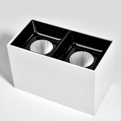 Modern Minimalist Aluminum Square COB Ceiling Spot Light