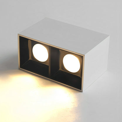 Modern Minimalist Aluminum Square COB Ceiling Spot Light