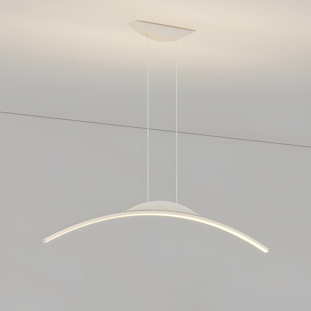 Modern Minimalist Arc Arch Long Strip Light LED Pendant Lights - Flare Shack