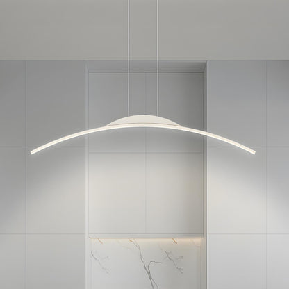 Modern Minimalist Arc Arch Long Strip Light LED Pendant Lights - Flare Shack