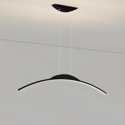 Modern Minimalist Arc Arch Long Strip Light LED Pendant Lights - Flare Shack