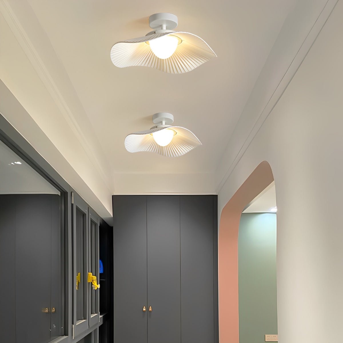 Modern Minimalist Art Lotus Leaf Pendant Lighting - Flare Shack