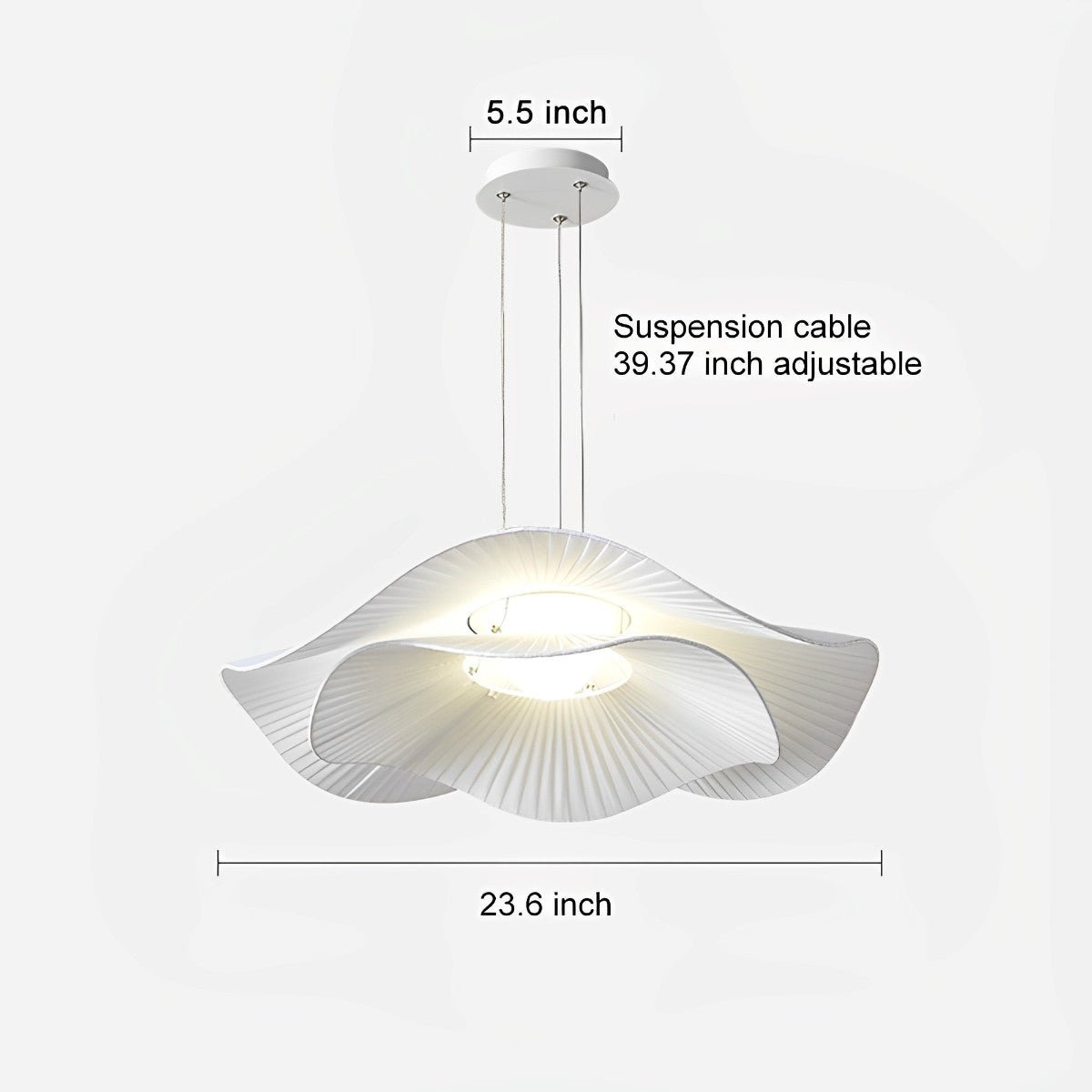 Modern Minimalist Art Lotus Leaf Pendant Lighting