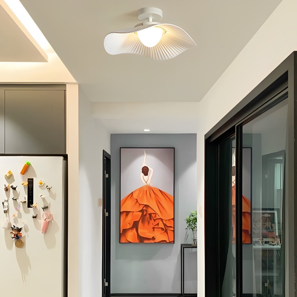 Modern Minimalist Art Lotus Leaf Pendant Lighting - Flare Shack