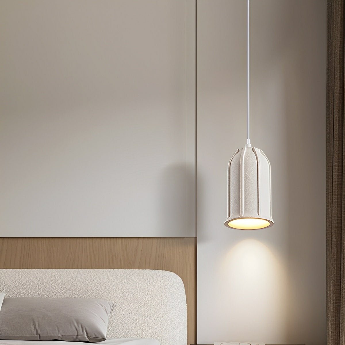 Modern Minimalist Bell Cement LED Pendant Lights - Flare Shack