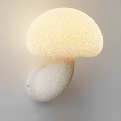 Modern Minimalist Creamy Style Mushrooms LED Wall Sconces