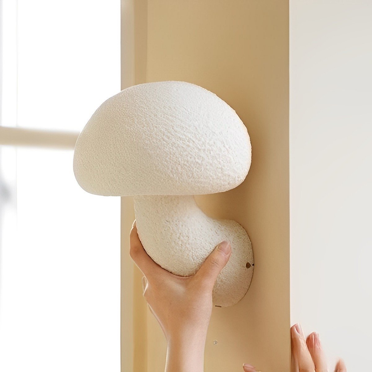 Modern Minimalist Creamy Style Mushrooms LED Wall Sconces
