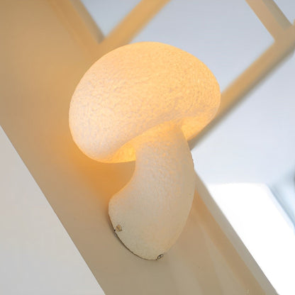 Modern Minimalist Creamy Style Mushrooms LED Wall Sconces