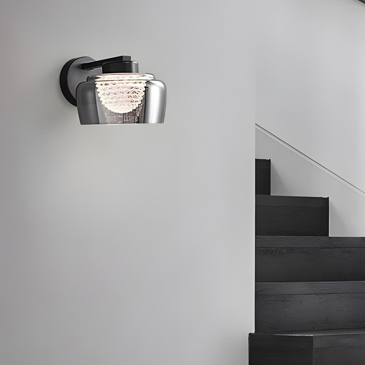 Modern Minimalist Creative Clear Wave LED Indoor Wall Sconces - Flare Shack