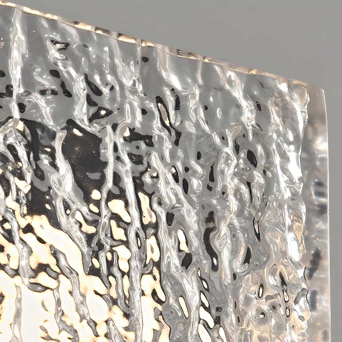 Modern Minimalist Creative Clear Wave LED Indoor Wall Sconces