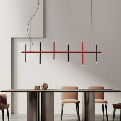 Modern Minimalist Creative Fence Indoor LED Ambiance Pendant Lights - Flare Shack