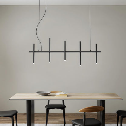 Modern Minimalist Creative Fence Indoor LED Ambiance Pendant Lights - Flare Shack