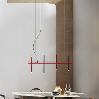 Modern Minimalist Creative Fence Indoor LED Ambiance Pendant Lights - Flare Shack
