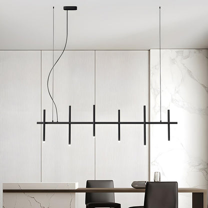 Modern Minimalist Creative Fence Indoor LED Ambiance Pendant Lights - Flare Shack